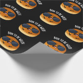 Papier Cadeau Bun To Be Wilny Funny Food Pun Dark BG (Coin)