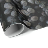 Papier Cadeau Bunch de haricots noirs (Coin rond)