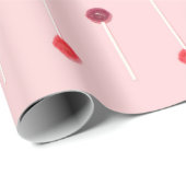 Papier Cadeau Bunch de lollipops (Coin rond)