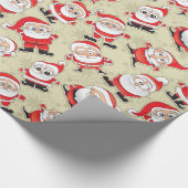 Papier Cadeau Buncha Crazy Père Noël (Coin)