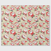 Papier Cadeau Buncha Crazy Père Noël (Plat)