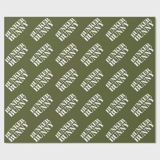 PAPIER CADEAU BUNKER BUNNY (Plat)