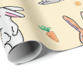 Papier Cadeau Bunnie (Coin rond)