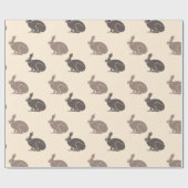 Papier Cadeau Bunnies au chocolat (Plat)