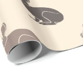 Papier Cadeau Bunnies au chocolat (Coin rond)