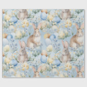 Papier Cadeau Bunnies et Jardin des Oeufs (Plat)