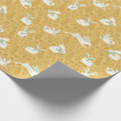 Papier Cadeau Bunnies florales printanières (Coin)