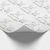 Papier Cadeau Bunnies Neige (Coin)