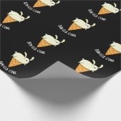 Papier Cadeau Bunnilla Cone Funny Bunny Vanilla Dark BG (Coin)