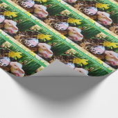 Papier Cadeau Bunny de Pâques embrasser Oeuf de vache (Coin)