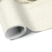 Papier Cadeau “Bunny Sleigh Ride” by Beatrix Potter (Coin rond)