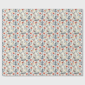 Papier Cadeau Bunny Springtime (Plat)