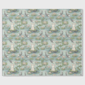 Papier Cadeau Bunny Tranquil Japanese-inspired pond (Plat)