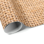 Papier Cadeau Buplap background (Coin rond)