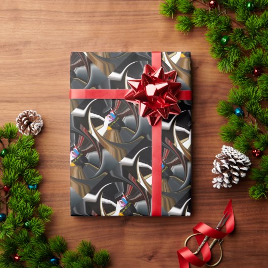 Papier Cadeau Bureau de la Mug de thé à vie morte Abstraite Art (Cadeau de vacances)