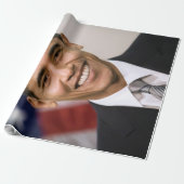 Papier Cadeau Bureau du président élu Barack Obama (Déroulé)