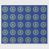 Papier Cadeau Bureau fédéral d'enquête (Plat)