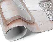 PAPIER CADEAU BUREAU VIDE PRÈS DU RIDEAU (Coin rond)