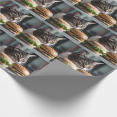 Papier Cadeau Burger Buddy - art chat (Coin)