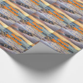 Papier Cadeau Burgh Island à Sundown, Joyeux anniversaire (Coin)