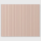 Papier Cadeau Burgundy Beige rayé (Plat)