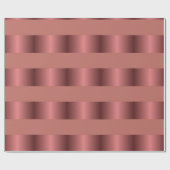 Papier Cadeau Burgundy dégradé rayures motif (Plat)