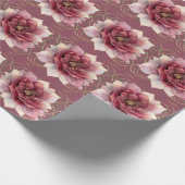Papier Cadeau Burgundy Dream Flower (Coin)