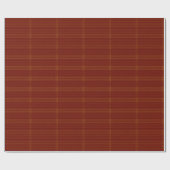 Papier Cadeau Burgundy Rouge foncé Glitterie or lignes lignes mi (Plat)