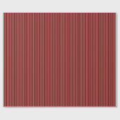 Papier Cadeau Burgundy Striped (Plat)
