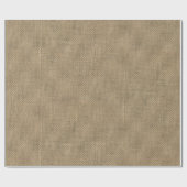 Papier Cadeau Burlap Beige naturel (Plat)