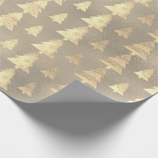 Papier Cadeau Burlap Gray Cottage Or Grunge Arbre de Noël