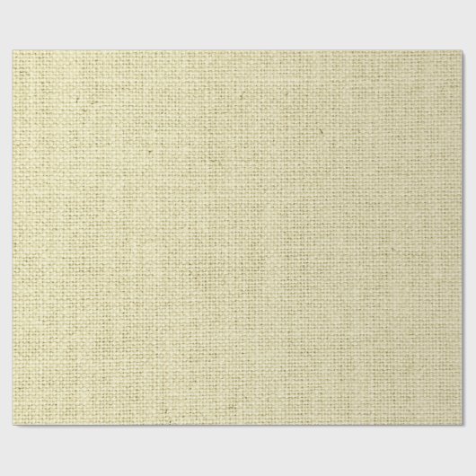 Papier Cadeau Burlap neutre (Plat)