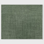 Papier Cadeau Burlap vert (Plat)