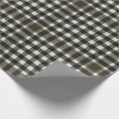 Papier Cadeau Burns Check Modern Scottish Tartan (Coin)