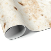 Papier Cadeau Burrito Blanket Flour Tortilla Taco Fast Food Wrap (Coin rond)