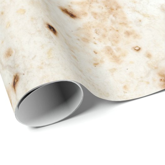 Papier Cadeau Burrito Blanket Flour Tortilla Taco Fast Food Wrap (Coin rond)