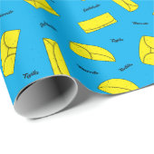 Papier Cadeau Burritos, Fajitas, Tortillas, Enchiladas (Coin rond)