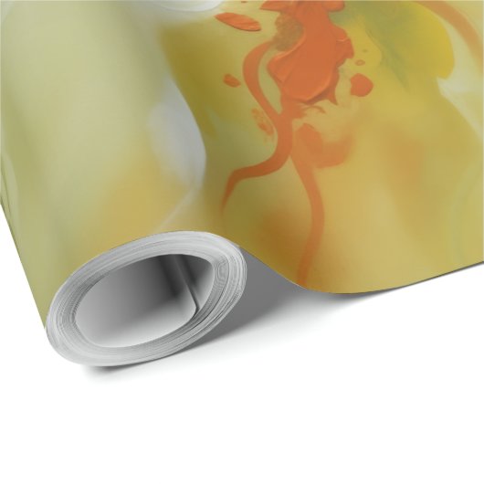 Papier Cadeau Burst of Light and Motion (Coin rond)