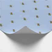 Papier Cadeau Busy Bee mignonne Little Honeybee Queen Bee (Coin)