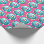 Papier Cadeau Butées toriques de myrtille (Coin)