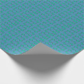 PAPIER CADEAU BUTTERFLY BLEU (Coin)