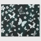 Papier Cadeau Butterfly Pattern 14 (Plat)