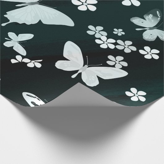 Papier Cadeau Butterfly Pattern 14 (Coin)
