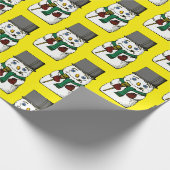 Papier Cadeau Button Eyed Snowman (Coin)