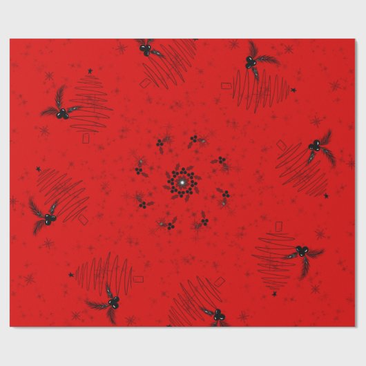 Papier Cadeau Buttons (Plat)