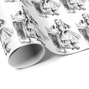 Papier Cadeau Buvez-moi Alice dans Wonderland Wrapping Papier