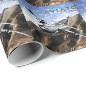 Papier Cadeau C-130 HERCULES Avion militaire (Coin rond)