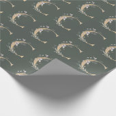 Papier Cadeau C Monogramme Floral (Coin)