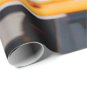 PAPIER CADEAU CAB JAUNE DEVANT UN MUR PEINT BLANC (Coin rond)