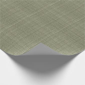 Papier Cadeau Cabincore Gingham Noël Vert Wobbly (Coin)
